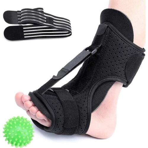 Unisex Plantar Fasciitis Splint Brace Stabilizer Adjustable Elastic Dorsal Splint Ankle Foot Drop Orthotic Support Pain Relief
