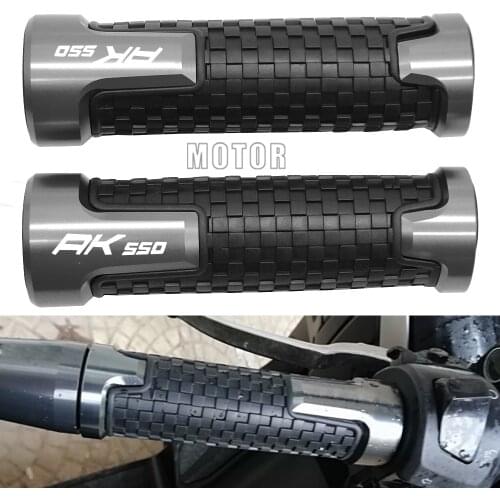 For KYMCO AK550 2017-2018 AK 550 Motorcycle 7/8"22mm Universal Aluminum Rubber Anti-Slip Handlebar Grips Handle Bar Hand Grip