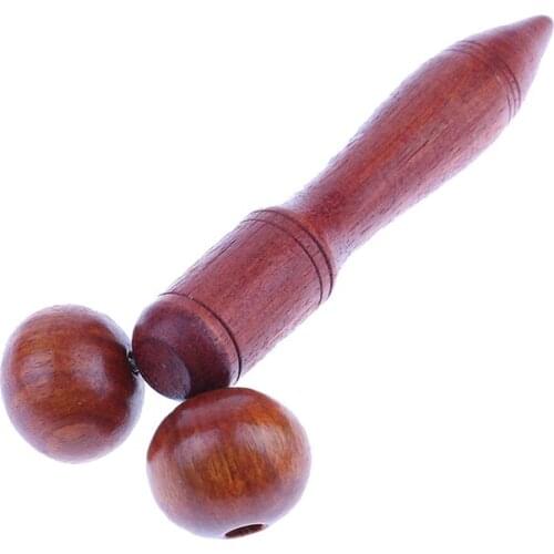 Vietnam Fragrant Wood Body Foot Reflexology Shiatsu Thai Massager Roller Therapy Meridians Scrap Lymphatic Drainage