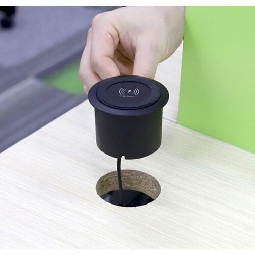 Embedded Wireless Charger For HUAWEI XIAOMI iPhone Samsung Desk Counter Desktop Bedside table Furniture Office QI CellPhone