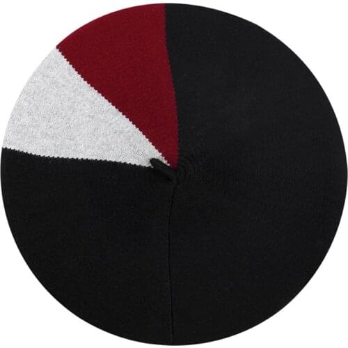 Charm Wood Elegant Cashmere Patchwork Beret Women Frech Style Hat Lovely Warm Winter Autumn Ladies Cap For Party Engagement