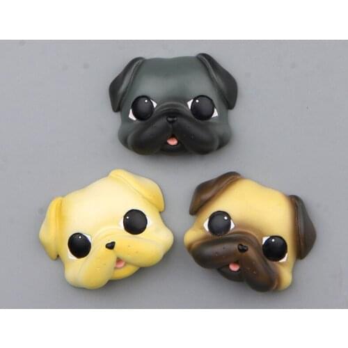 1pcs Kawai Zakka Bulldog Corgi Fridge Magnet Resin Zakka Puppy Action Figure Toys Model Home Decor Ornaments