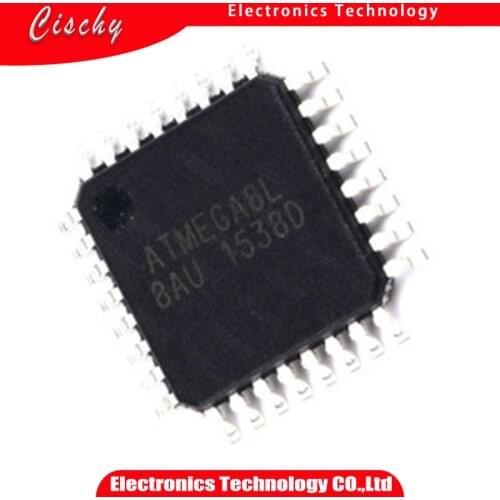 1pcs ATMEGA8-16AU ATMEGA8A-AU ATMEGA8L-8AU ATMEGA8 16AU ATMEGA8A AU ATMEGA8L 8AU QFP-32 Chipset