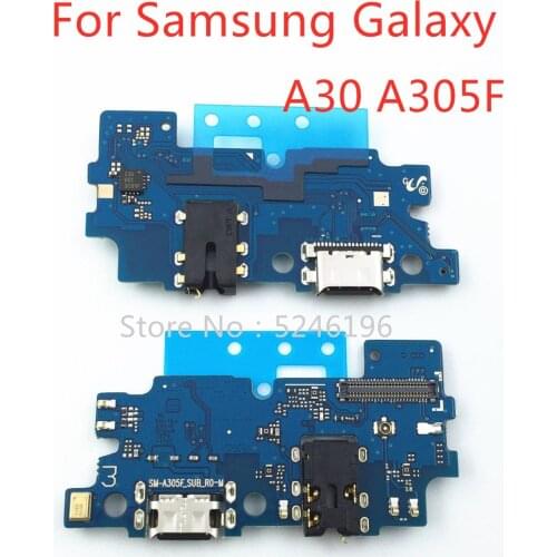 1pcs Applicable to For Samsung Galaxy A30 SM-A305F A30S A307 USB charging port charger base connector soft cable Replace parts