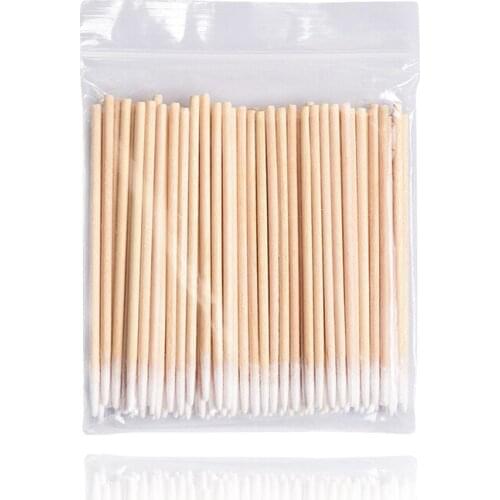 100pcs Cotton Swab Small Tip Pointed For Charging Port Headphone Hole Cleaning Tool
