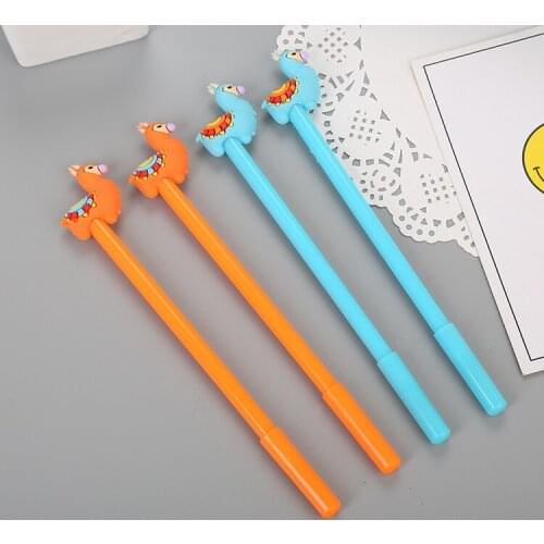 40 Pcs Creative Camel Neutral Pen Cute Cartoon Learning Stationery Learning Office Supplies Water-based Signature Pen
