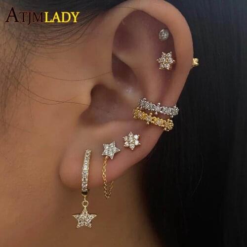 Серьги с камнями ATJMLADY China At AliExpress
