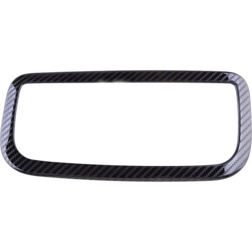 Beler Car Rear Reading Light Cover Trim Frame Fit For Honda Accord 8th Crosstour 2008-2011 2012 2013 Black Carbon Fiber Texture