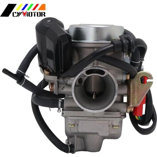 For Yamaha GY6 110cc 125cc 150cc 4 Stroke Engine Scooters ATVS Kazuma Motorcycle Zinc Alloy Carburetor 24mm 4T