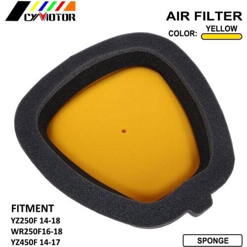 Motorcycle Dual Foam Layer Sponge Air Cleaner Filter For Yamaha YZ250F WR250F YZ450F YZ WR 250F 450F 250 450 F 2014-2017 2018