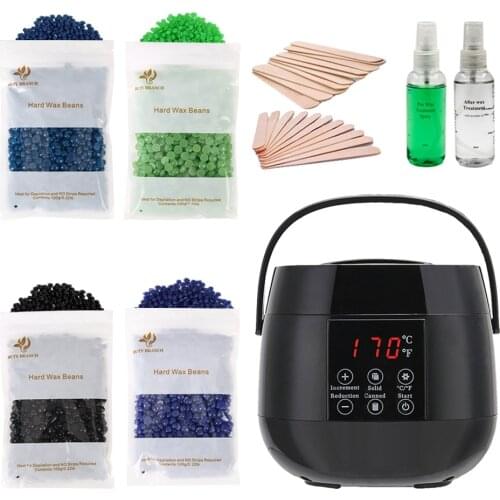 Hair Removal Tool Smart Professional Wax Heater SPA Hands Feet Epilator Depilatory Skin Care Paraffin Warmer Machine Kit