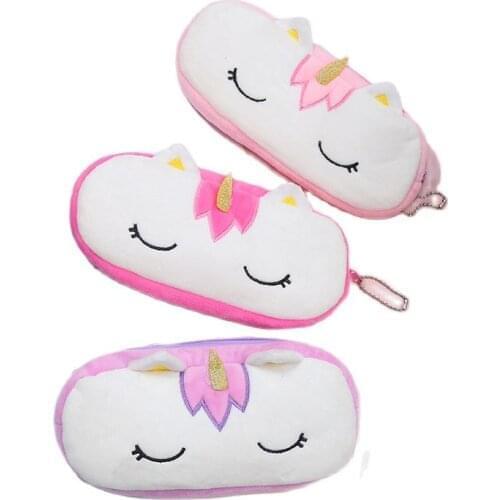 Unicorn Cosmetic Bag Kids Girls Women Cartoon Pencil Bag Travel Beauty Makeup Pouch Zipper Unicorn Cute Cosmetic Bag Kawaii Bag