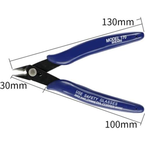 170 Cutting Pliers Wire Cable Cutters Cutting Side Flush Cutting Pliers Diagonal Cutting Pliers D1