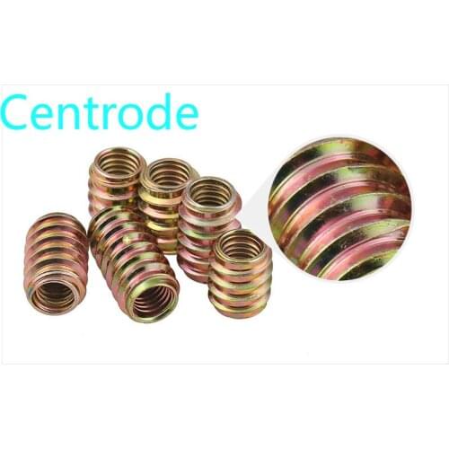 M6M8M10 Plus hard iron belt inside and outside tooth nut no pre-buried nuts furniture solid wood furniture nut 10PCS