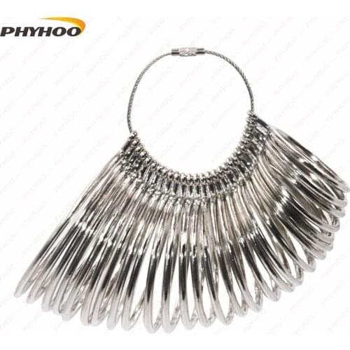 Metal Bangle Sizer Jewelers Professional Bracelet Size Measure Tool Bracelets Wrist Sizing Gauge Measuring US Sizes 1-27