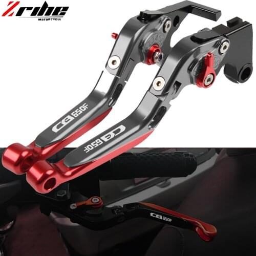 Motorcycle Accessories CNC Adjustable Folding Brake Clutch Levers For Honda CBR650F CB650F CBR 650 F CB 650F 2014 2015 2016