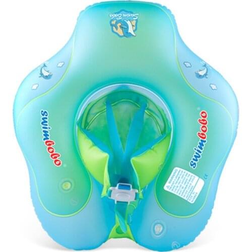 New Baby Pool Float Inflatable Swimming Pool Ring with SunCanopy Swimming Trainer for 3-48 Months Kids Drop Shipping