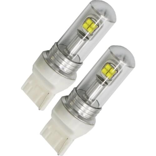 2PCS 12V Car T20 7440 7443 LED Bulbs Canbus OBC LED For Brake Reverse Light Turn Signal White Red Blue Yellow