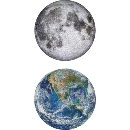 1000 Piece Jigsaw Puzzles, Round Jigsaw Puzzles for Adults and Kids Patience