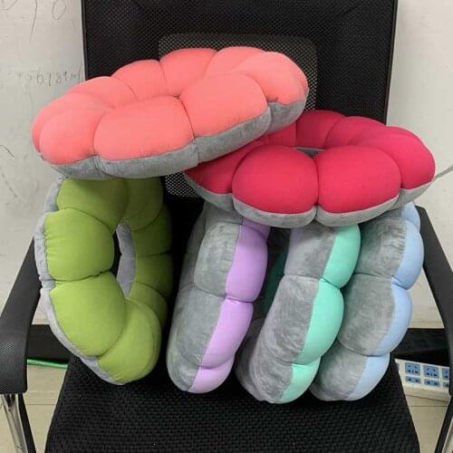 Doughnut Seat Cushion Coccyx Orthopedic Round Seat Massage Chair Back Cushion Pad Car Office Massage Callipygian Mat Kissen
