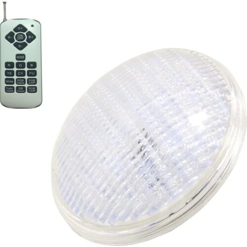 Water Light 12V Pool Bulbs 36W 72W PAR 56 Projector LED Underwater Light IP 68 Fountain Spotlights Multiple Color With Remote