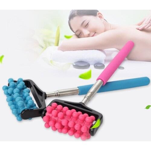 1pc Massage Roller Plastic Retractable Massage Scratching Body Hand Heath Massager Face Therapy Back Roller Care Device Foo P5R1