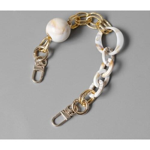 Acrylic Short Strap Replacement for Handmade Beach Bag Bucket Handbag Handles Top Handle Bags Purse Handle