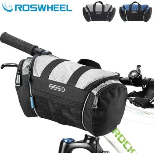 ROSWHEEL 5L Bike Bicycle Cycling Bag Handlebar Front Tube Pannier Basket Shoulder Pack