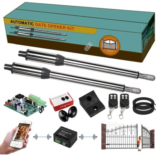 Wifi control Engine Motor System Automatic door AC220V/AC110V swing gate driver actuator perfect suit gates opener 300kgs leaf