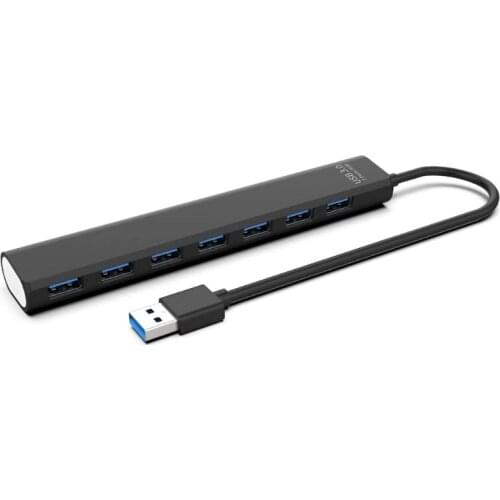USB 3.0 Hub 7 Port Supports Simultaneous Use of 7 USB Ports Connect USB Devices Such as Keyboard Mouse Printer U Disk