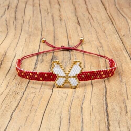 Fashion Personality Fashion Butterfly Miyuki Woven Beads Ladies Bracelet