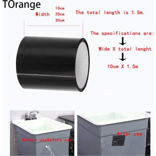 1.5M Super Strong Fiber Waterproof Tape Stop Leaks Seal Repair Tape Performance Self Fix Tape Fiberfix Adhesive Tape 1 Pcs