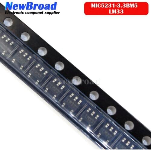 5PCS MIC5231-2.75BM5 LM2H MIC5231-3.0BM5 LM30 MIC5231-3.3BM5 LM33 MIC5231-5.0BM5 LM50 MIC5231-2.75 3.0 3.3 5.0 BM5 YM5 SOT23-5