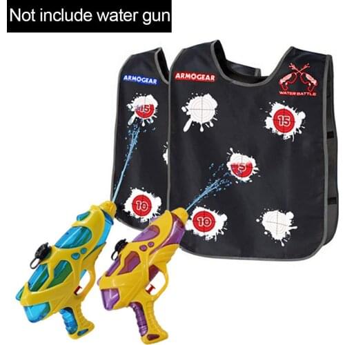Water Activated Vests Water Gun Toy Outdoor Water Fun Pool Party Interactive Games for Kids Adults Water Sports Vest