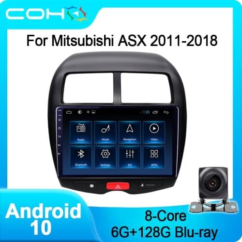 COHO For Mitsubishi ASX 2011-2018 Video Car Multimedia Player Radio Stereo Android 10 Octa-Core 6+128G