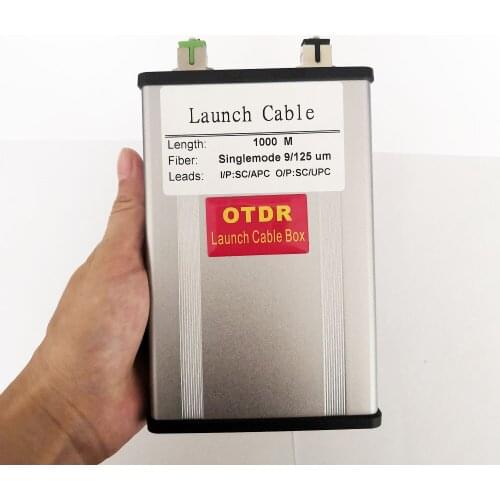 Free Shipping OTDR Launch Cable 1000m Fiber Box OTDR Dead Zone Eliminator 1km Singlemode 9/125um G652D
