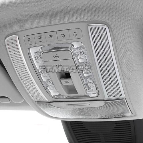 Front Read Light Cover Glasses Case Switch Lamp Frame Panel Trims Interior for Mercedes-Benz GLE GLS Class 350 W167 X167 2020
