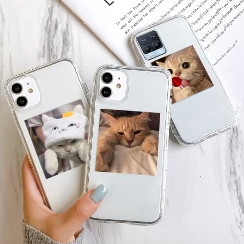 Funda OPPO A53S Case on OPPO A52 A72 A92 A93 A94 A95 5G A73 A74 A53 A32 A33 A31 2020 A11 A15 Clear Silicone Cute Cat Rose Cover