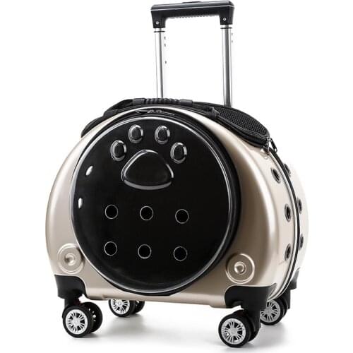 Trolley Case Portable Dog Bag Multifunctional Space Bag Breathable Backpack Dogs Accessories Cat Stuff Pet Stroller For Dogs