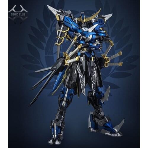 COMIC CLUB IN-STOCK Devil Hunter DH01 Blue Warrior mb Date Masamune GUNDAM VIDAR Alloy Framework action robot figure toy