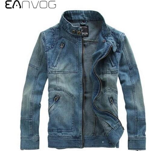 Men Denim Jacket Streetwear Hip Hop Mens Hooded Jean Jackets Male Casual Loose Outerwear 2021 New Spring Fashion Slim Fit Coat