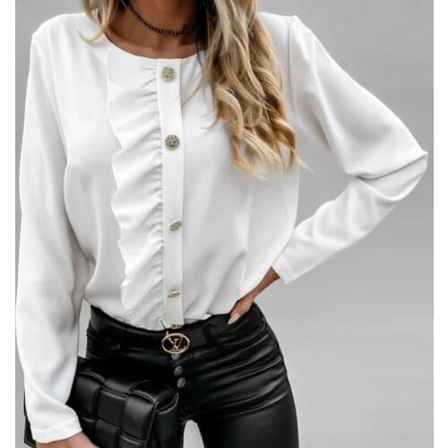 LCYFQS Button Down Blouses