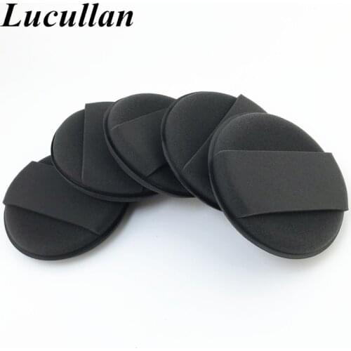 Lucullan Design High Density Foam Sponge Auto Detailing Applicator Pad Waxing and Polishing Tools With Band As Pocket