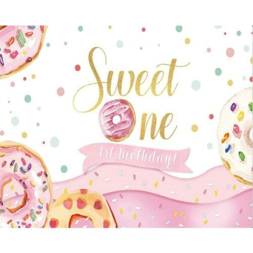 Sweet One Its Birthday Party Backdrop Baby Shower Room Decor Photo Booth Studio Prop