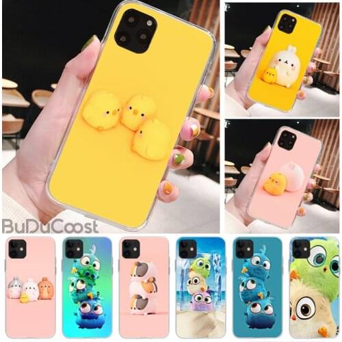 Cute little Yellow chicken Phone Case for iPhone 8 7 6 6S Plus X 5S SE 2020 XR 11 pro XS MAX 12 12Mini