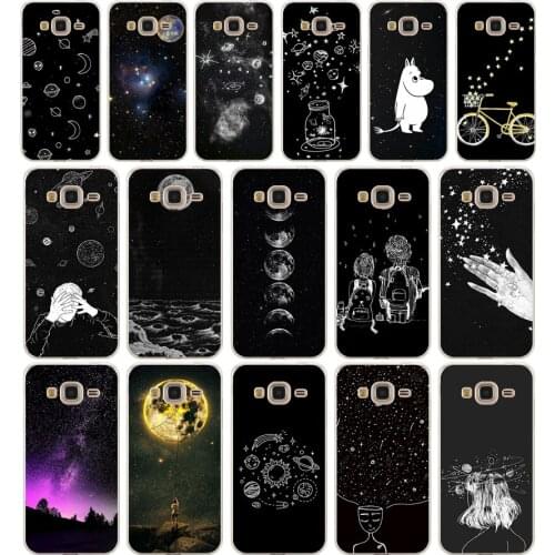 015FG sky Space planet sun Moon star Soft Silicone Tpu Cover phone Case for Samsung j3 j5 j7 2016 2017 j330 j2 j6 Plus 2018