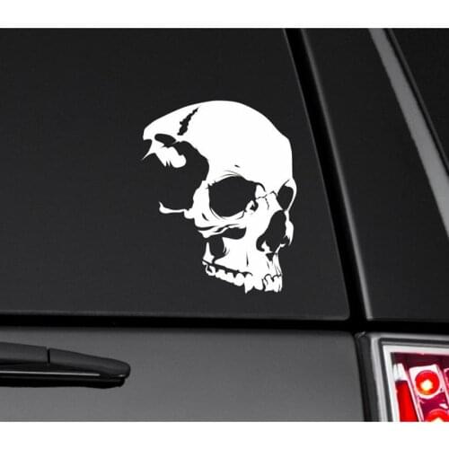 Skull Bumper Sticker Vinyl Decal Air Pro Sticker Zombie Walking Dead Sticker Dope Turbo Motorcycle Decal Laptop Sticker H001