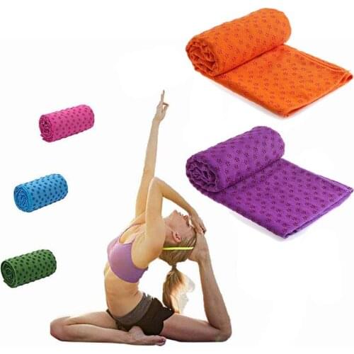 Non Slip Yoga Blankets Quick Dry Yoga Towel Mat Sweat Absorbent Microfiber 183cm*61cm Sport Fitness Equipment Exercise Pilates