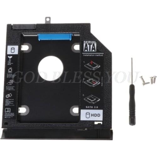 New 2nd SSD HHD Hard Drive Caddy Tray Bracket for Lenovo Ideapad 320 320C 520 330 330-14/15/17 Drop Shipping