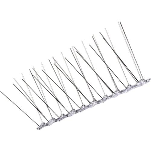 Stainless Steel Repeller Bird Pigeon Spikes Deterrent Anti Bird Stainless Steel Spike Strip Bird Scarer Repeller for Pigeon